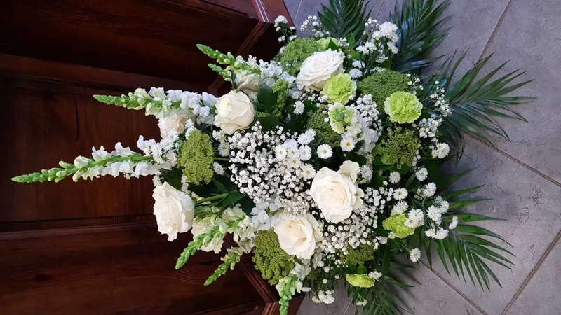 Coussin haut blanc